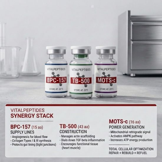 Inflammation Defense Protocol - BPC-157 TB-500 MOTS-c Package